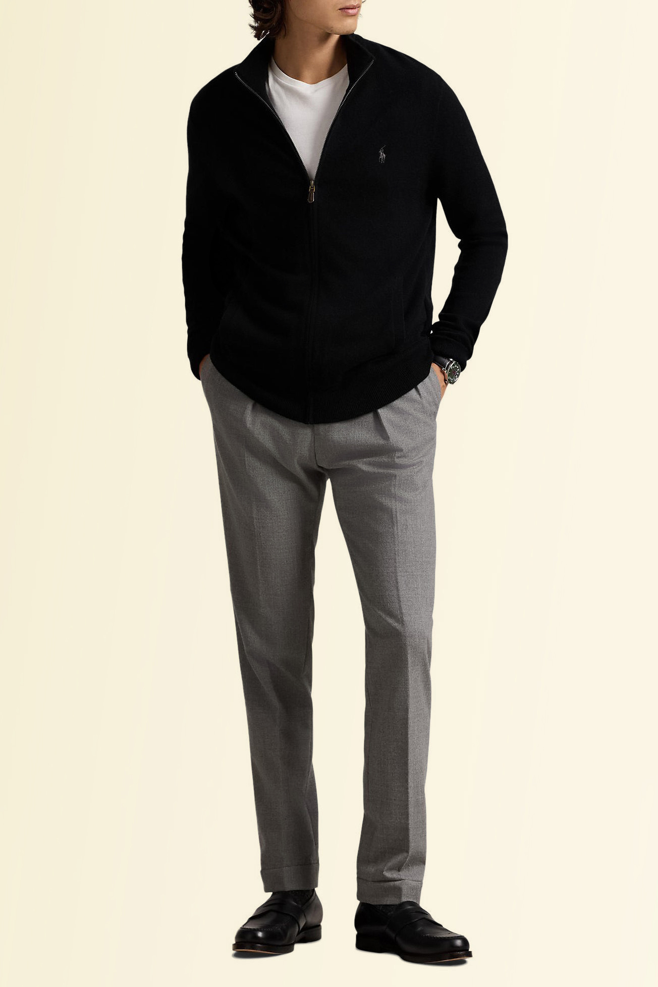 תמונת כל הלוק של סריג צמר POLO RALPH LAUREN